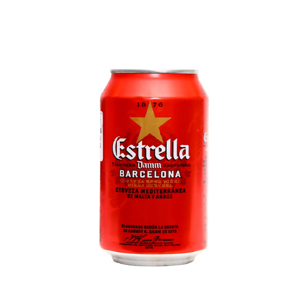 Cerveza Estrella Barcelona Lata 330 ml