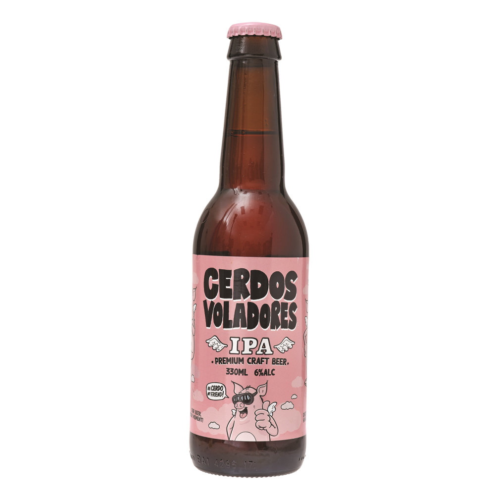 Cerveza Cerdos Voladores Botella 330 ml