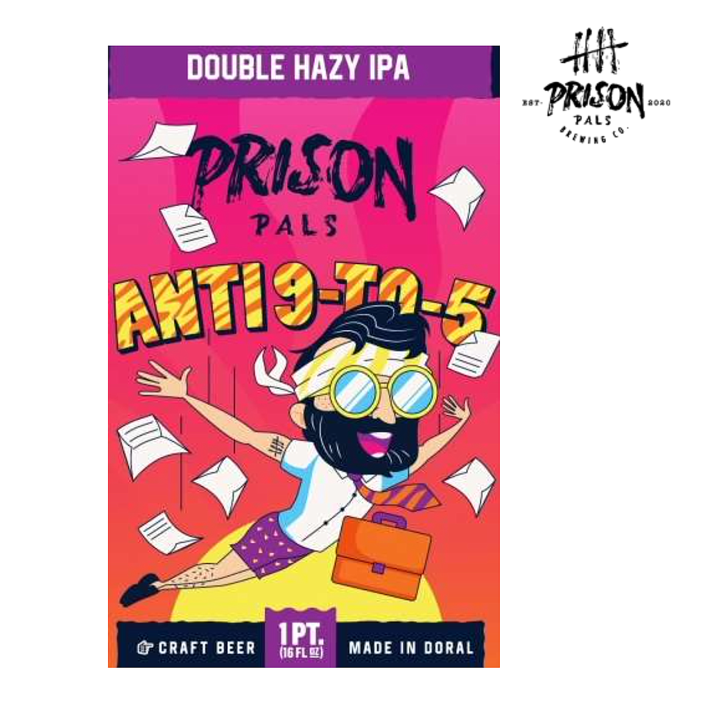 Cerveza Prison Anti 9 to 5 DIPA