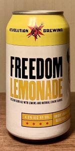 Cerveza Freedom Lemonde Session Sour Ale