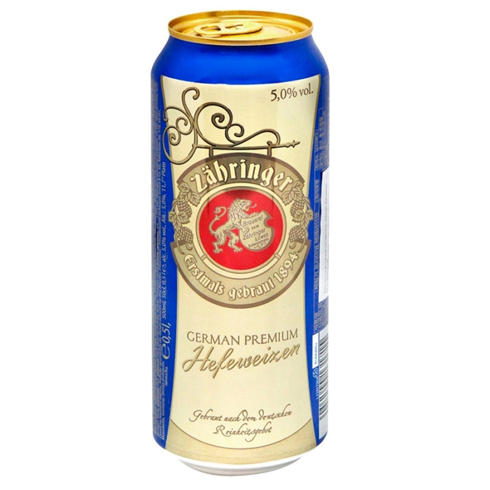 Cerveza Zahringer Hefeweizen