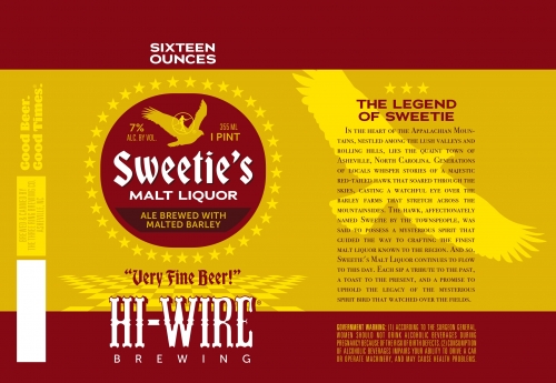 Cerveza Hi-Wire Sweeties Malt Liquor